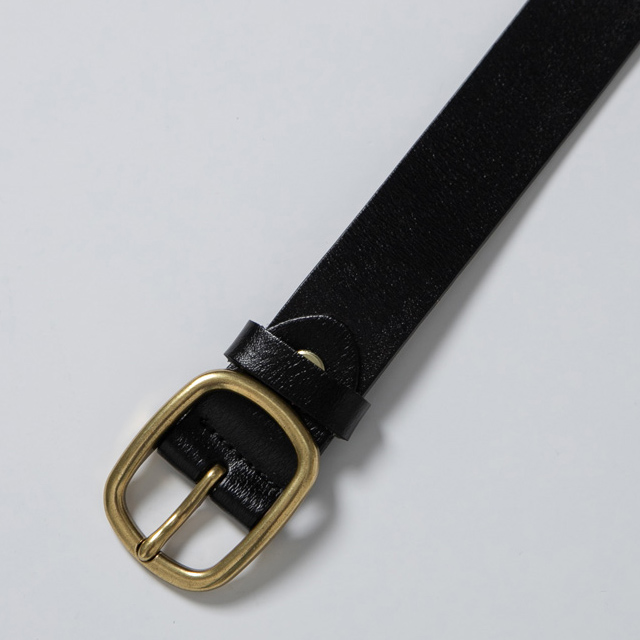 （X-BT-0007）REAL LEATHER GOLD BUCKLE BELT