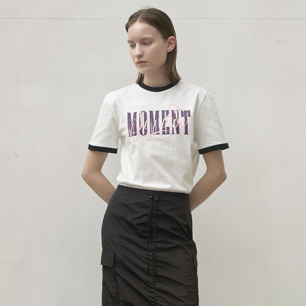 （T-6817）MOMENT CONTRAST TEE