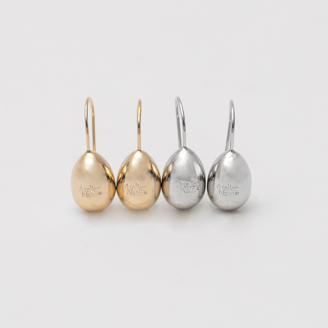 （ZE-1585）PEBBLE DROP EARRING