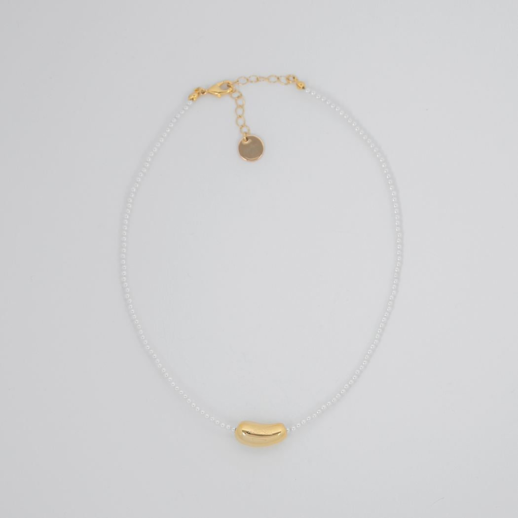 （N-865）PEBBLE MIX PEARL NECKLACE