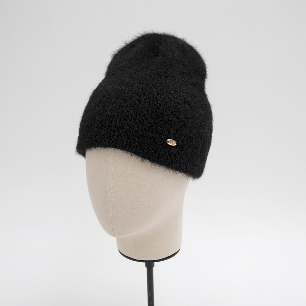 （HA-0050）HAIRY KNIT SHORT BEANIE