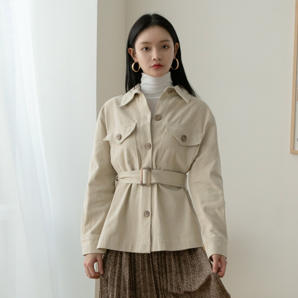 （JK-2152）ポケットベルテッドライトジャケットS