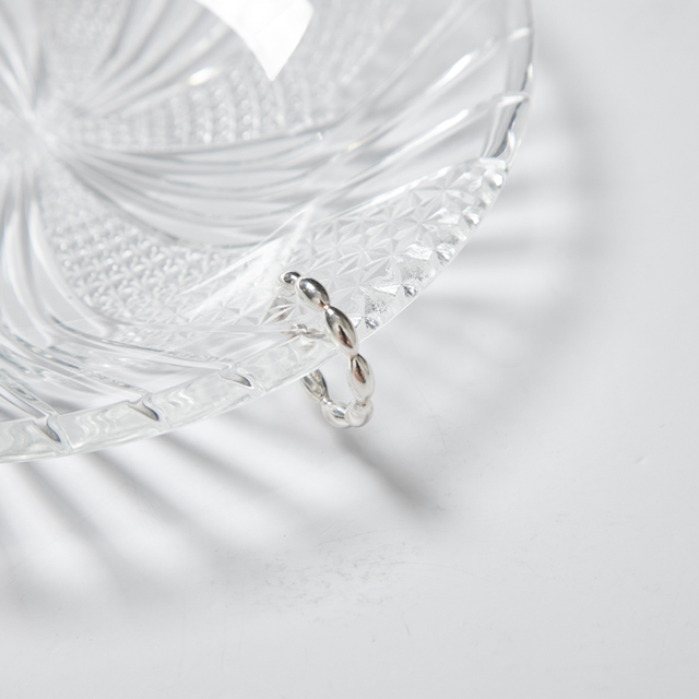 （R-387）シルバーボリュームオープンリング