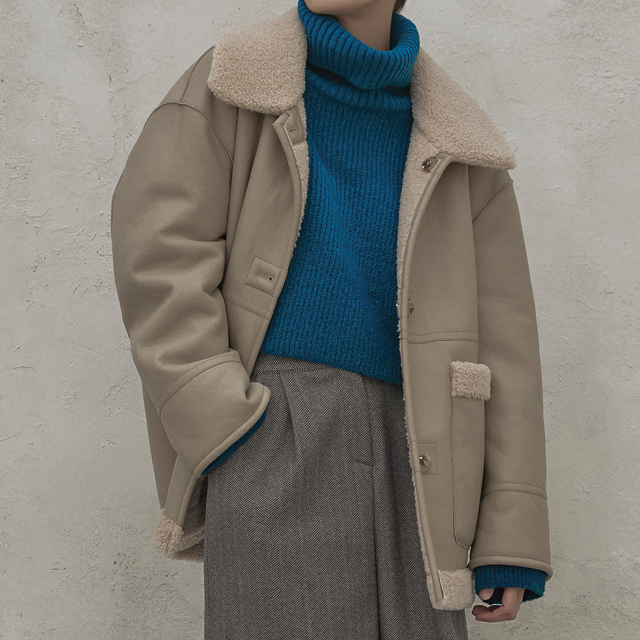 (JK-2588)ボールドリバーシブルマスタングジャケット