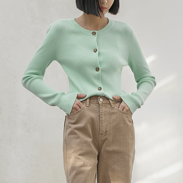 (CD-1870)スタンダードゴルジニットカーディガン