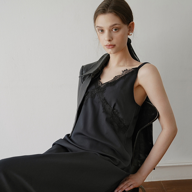 （OP-5965）ムードスリップレイヤードワンピース