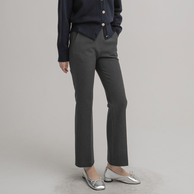 (PT-5368)モダンブーツカットバンディングパンツ