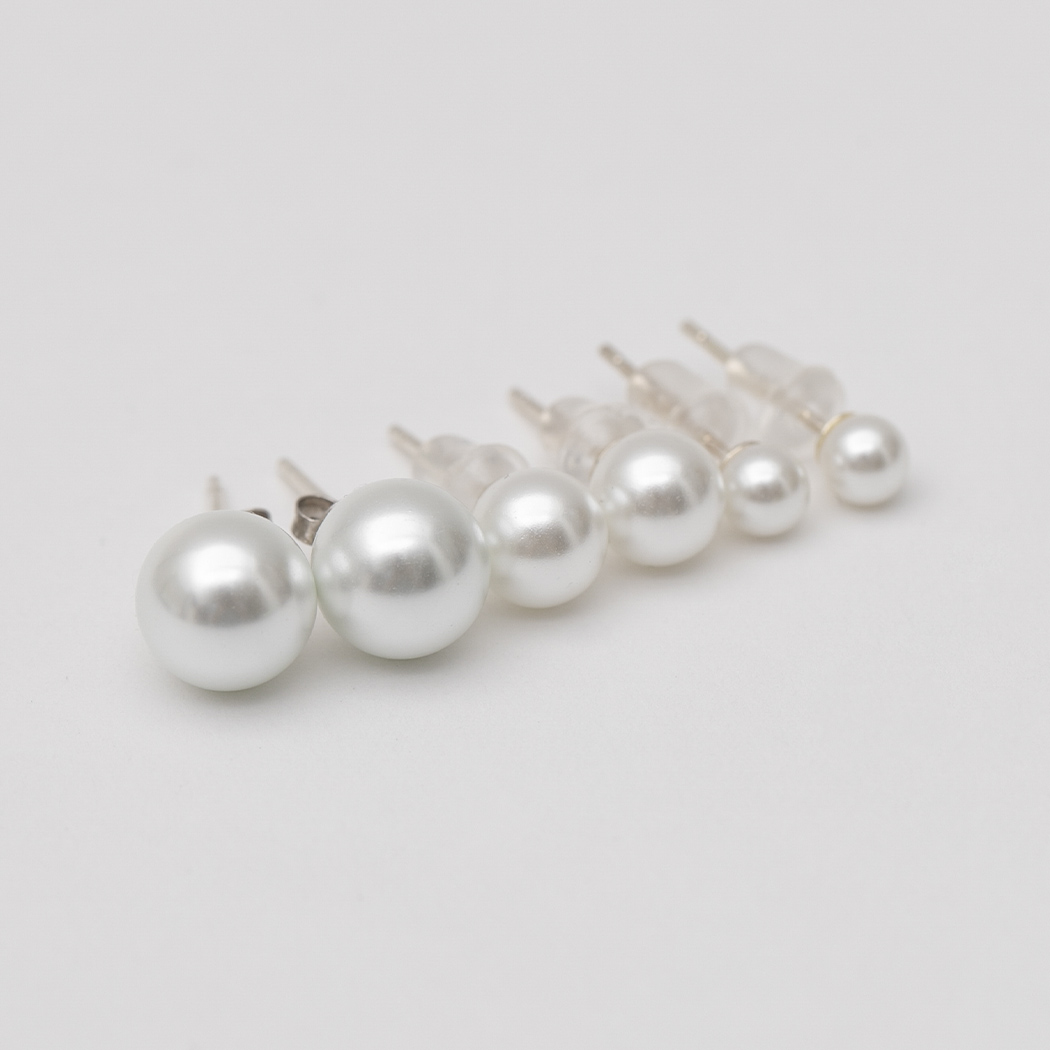 （ZE-1576）PEARL EARRING SET S