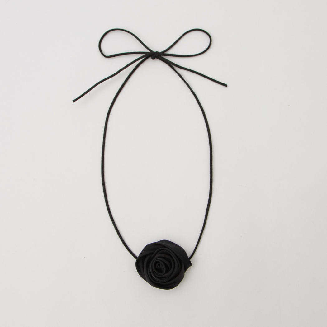 (N-849)ローズチョーカーネックレス