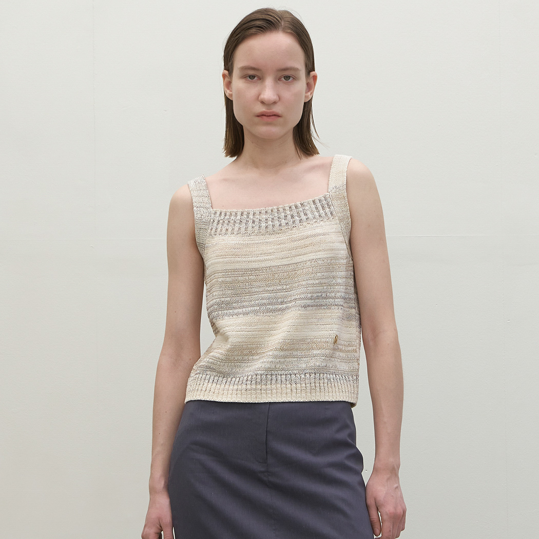 （T-6869）MALO MULTI SLEEVELESS KNIT