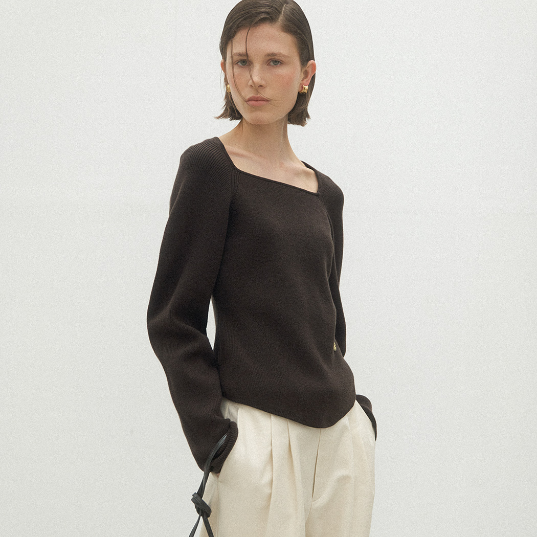 （T-6915）ESSENTIAL HELEN VOLUME KNIT