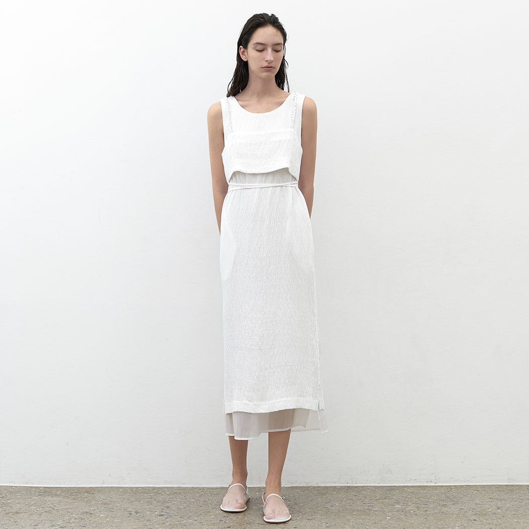 （OP-6270）BUSTIER LAYERD LONG DRESS
