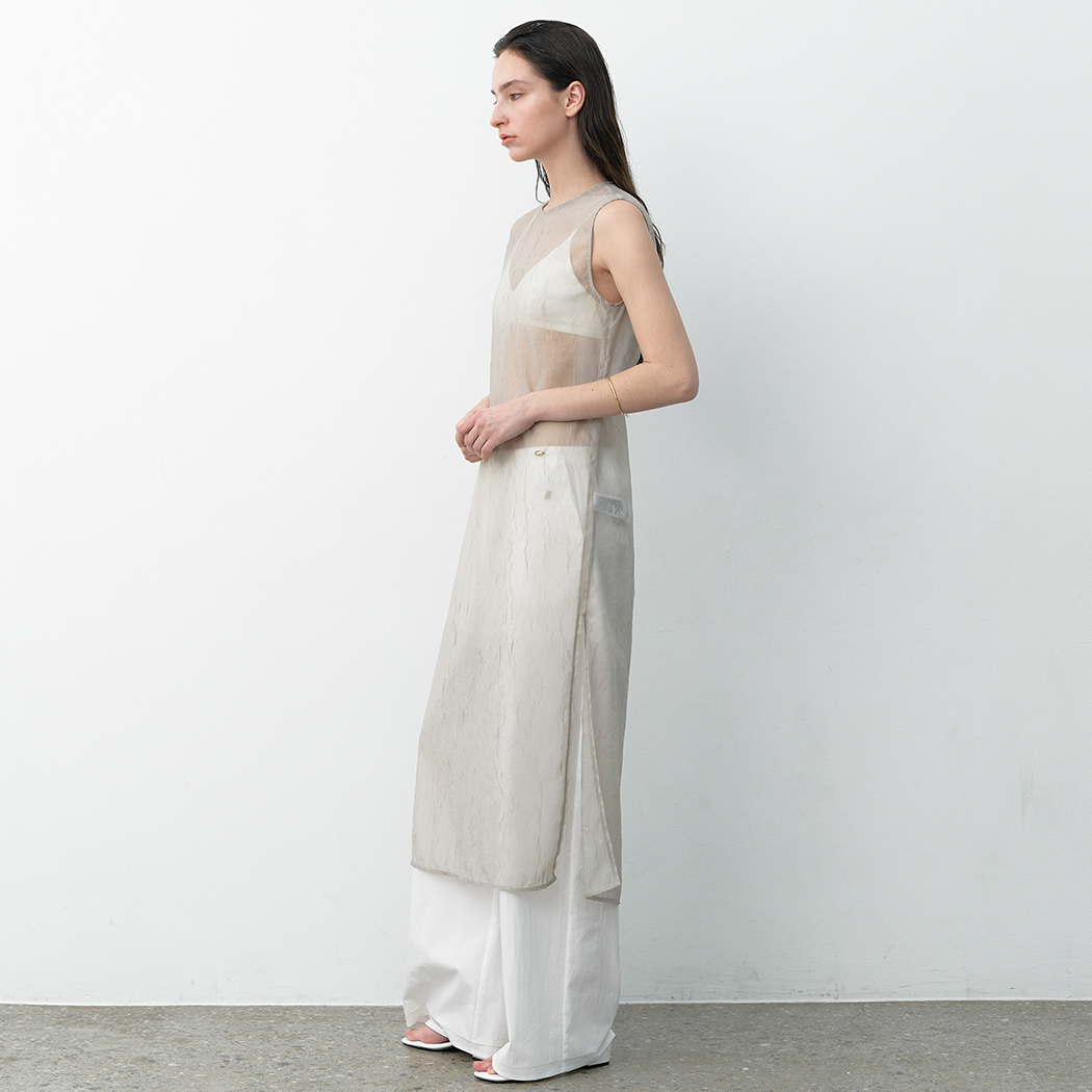 （OP-6282）CREASE SLIT ONE PIECE