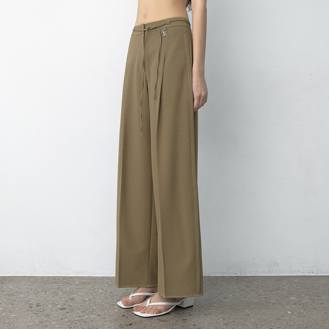 （PT-5663）ESSENTIAL COLOR STITCH PANTS S