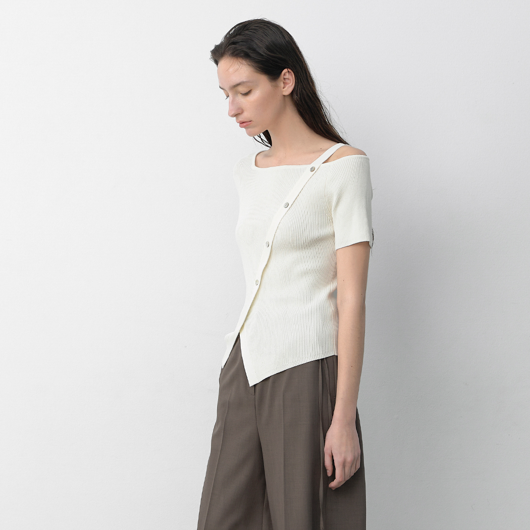 （T-7080）MORGAN2 SEMI SLIM KNIT