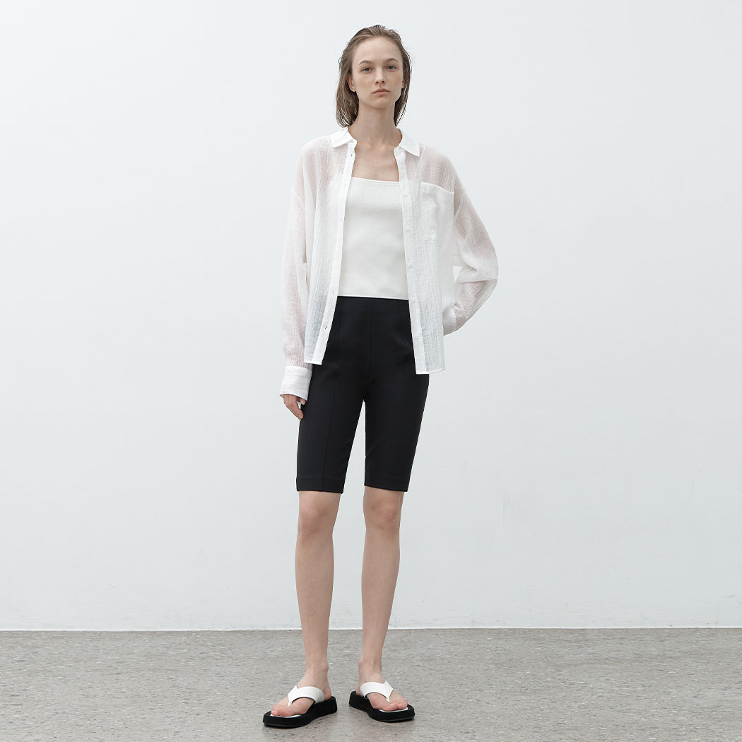 （PT-5644）PINTUCK BIKER PANTS
