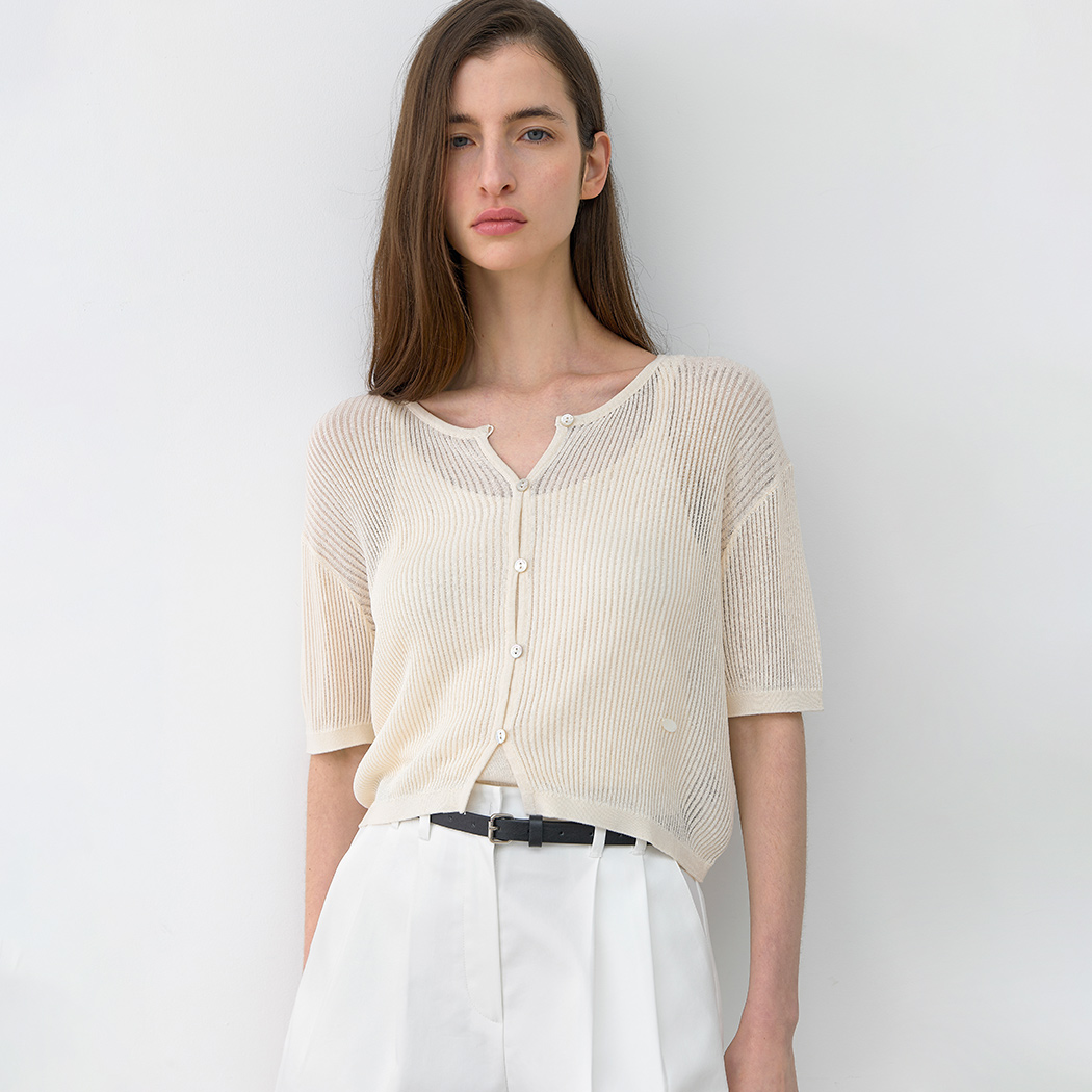 （CD-2200）SCACCI TOP＆CARDIGAN SET S