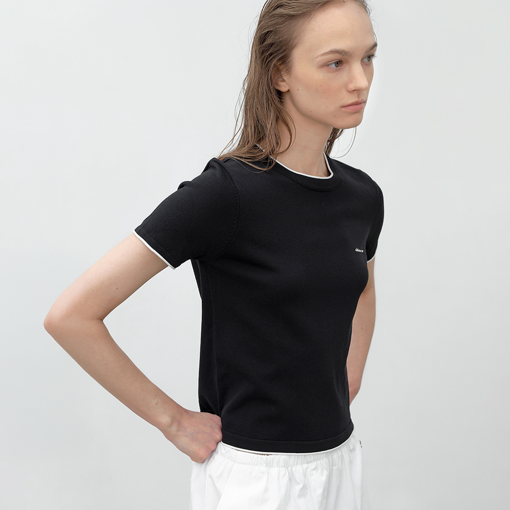 （T-7065）SELMA KNIT TEE