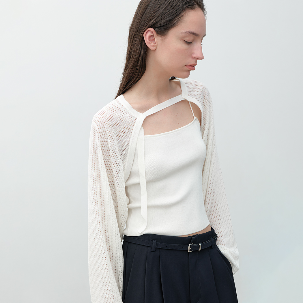 （Z-CD-2123）COLING SCASI KNIT BOLERO