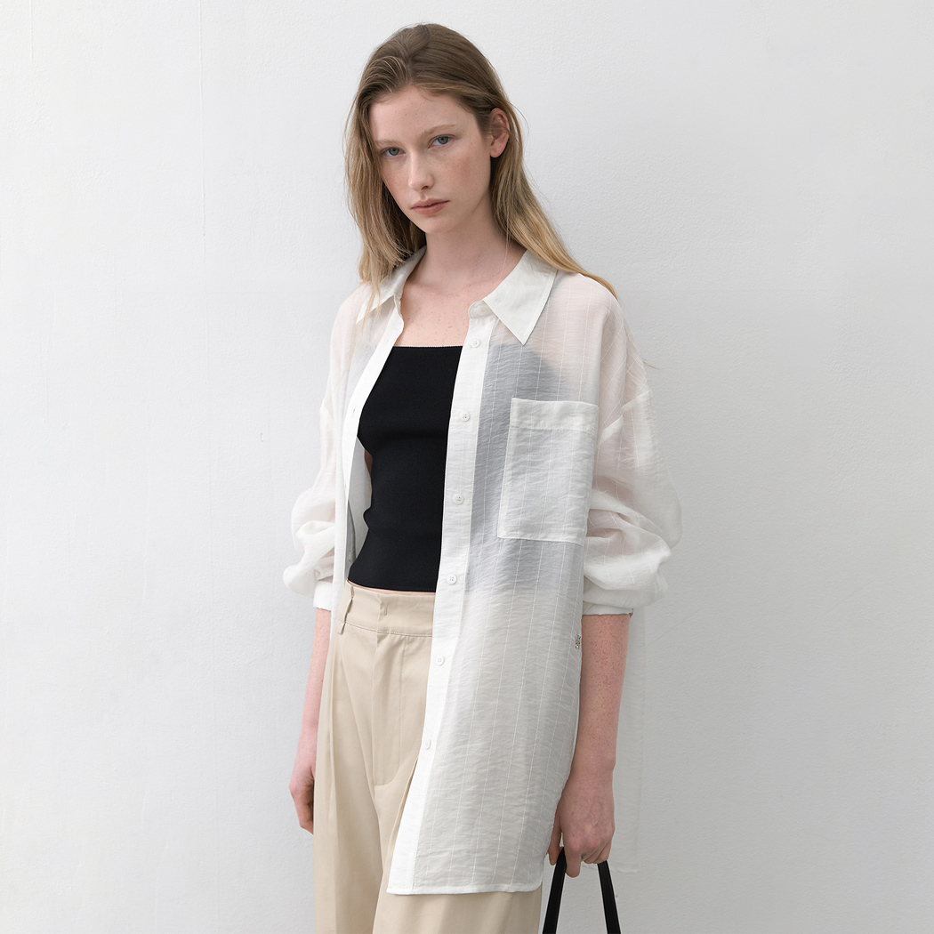 （BL-4325）ESSENTIAL STRIPE LOOSE FIT SHIRT