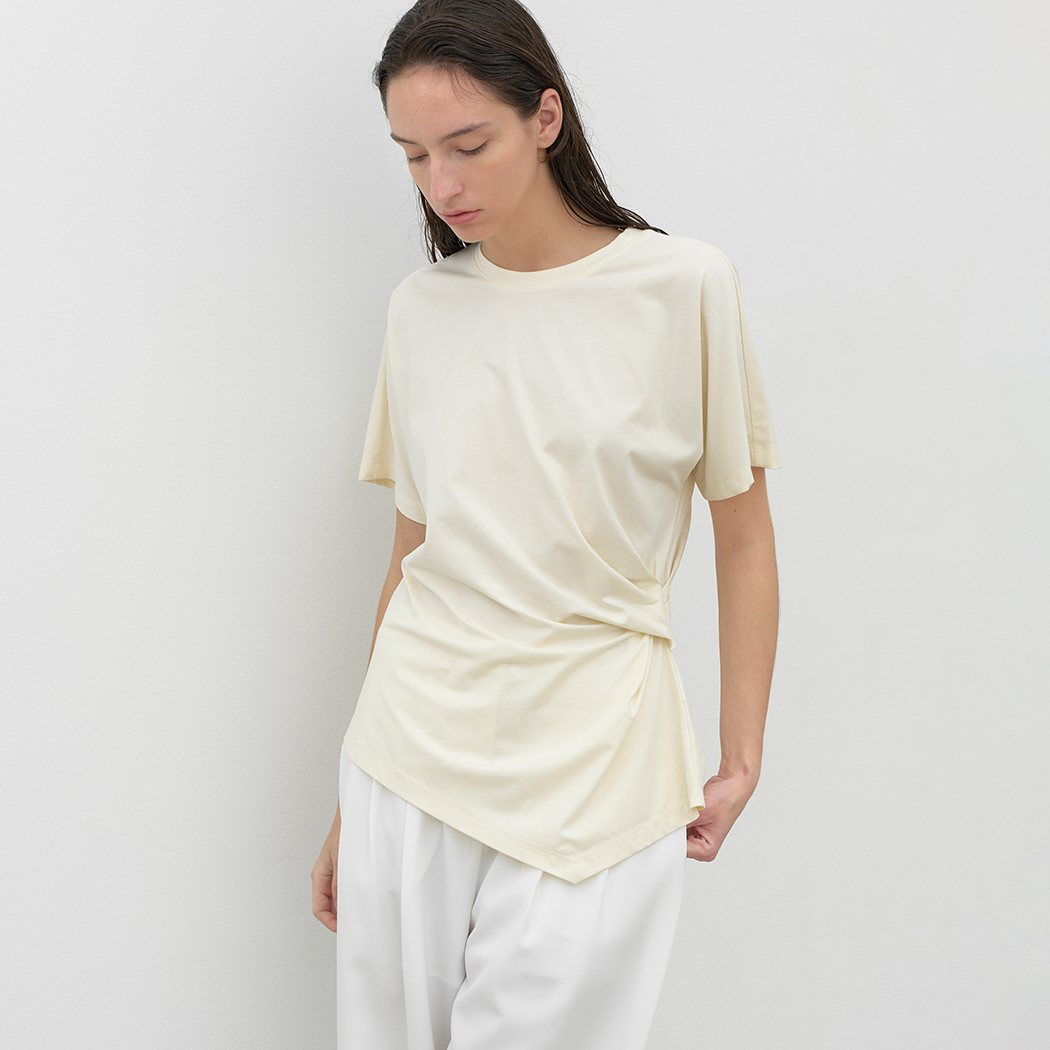 （T-7056）ROWAN UNBALANCE TWIST TEE