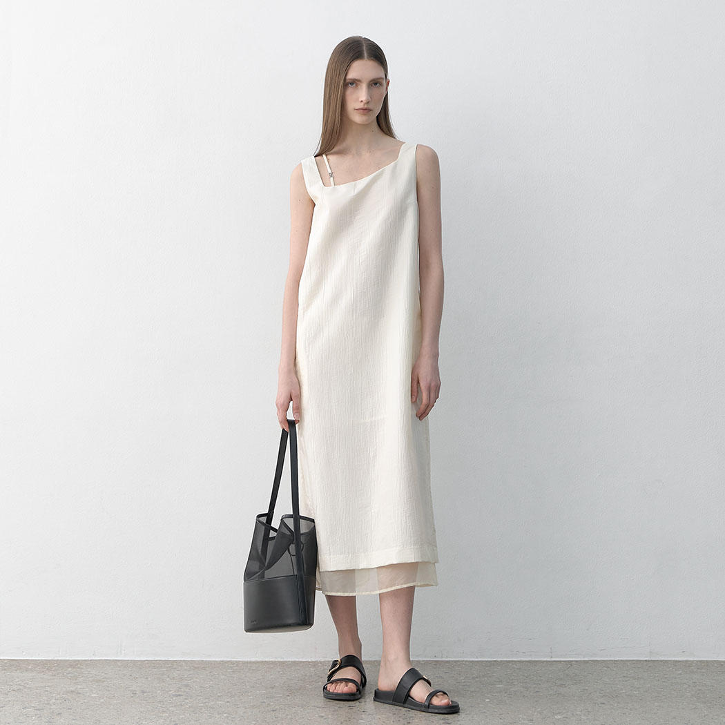（OP-6260）ANAIS SILKY LAYERED DRESS