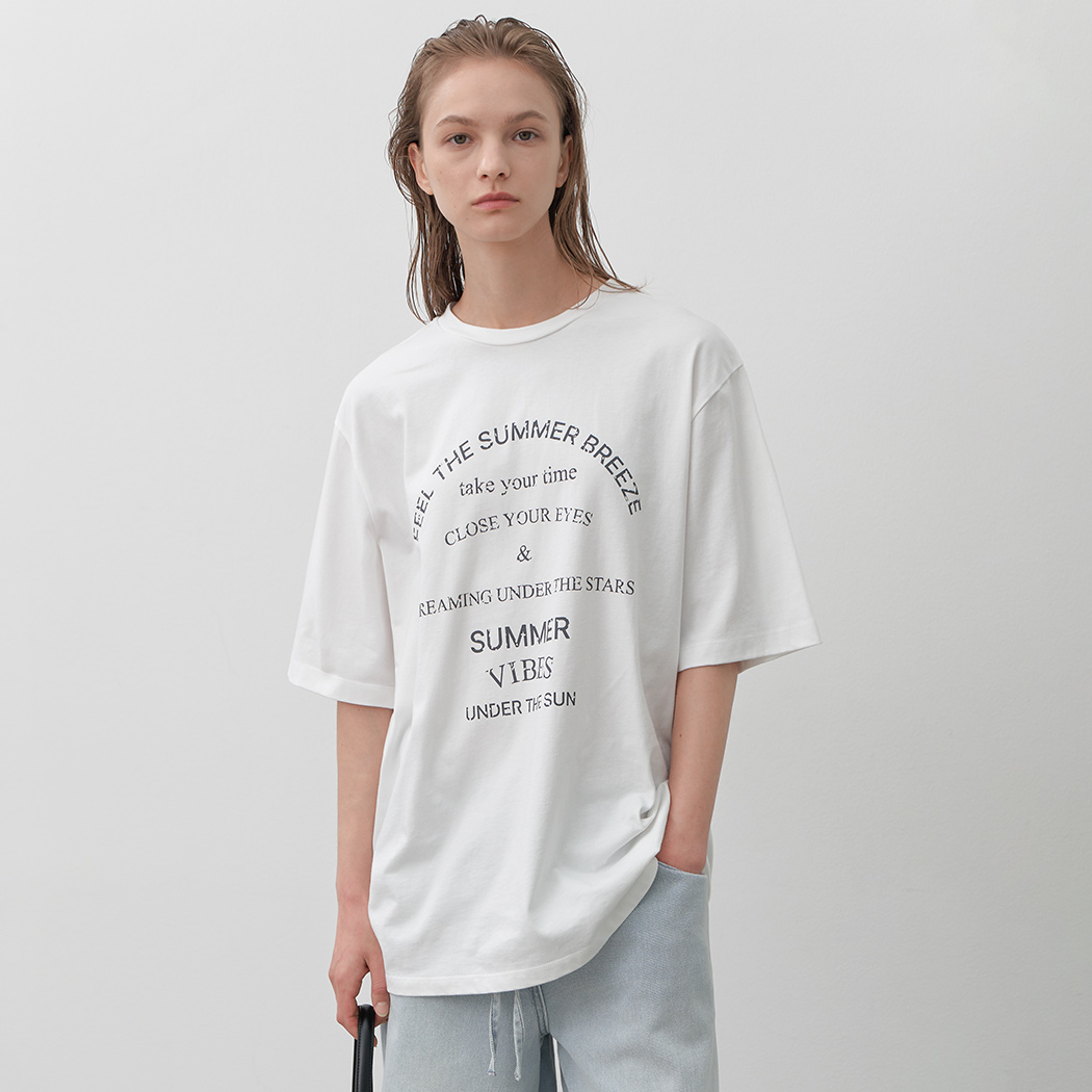 （T-7044）VINTAGE TIME BOXY TEE