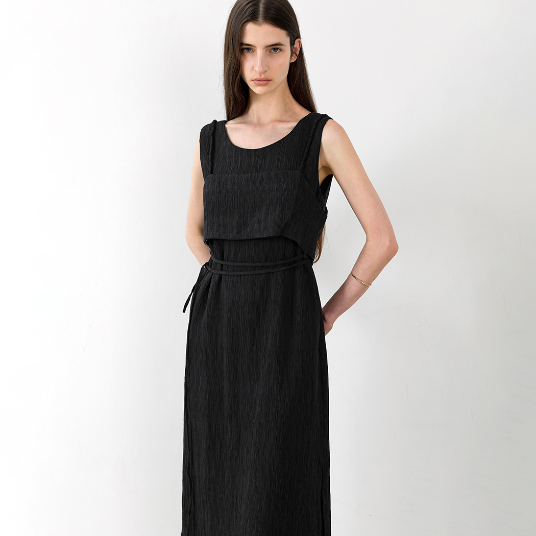 （OP-6270）BUSTIER LAYERD LONG DRESS