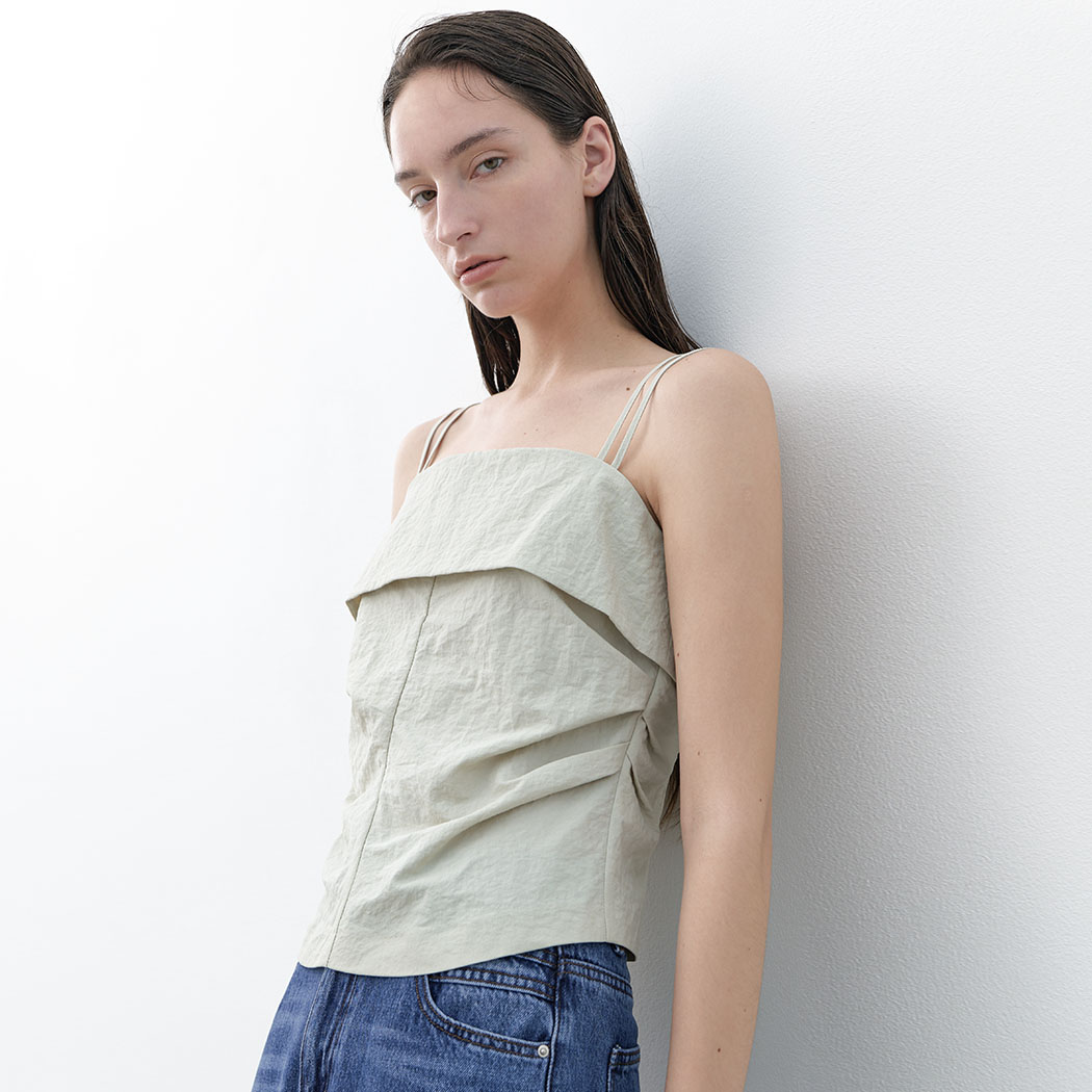 （BL-4333）MILA SET-UP SIDE SHIRRING TOP