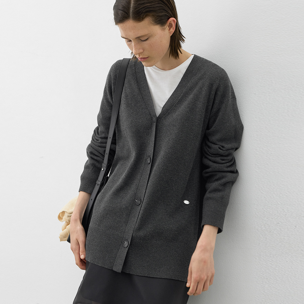 （CD-2217）ESSENTIAL OVERFIT KNIT CARDIGAN