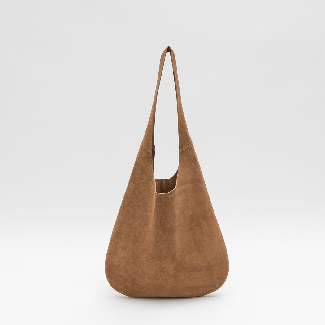 （B-2466）SUEDE ROUND SHOULDER BAG