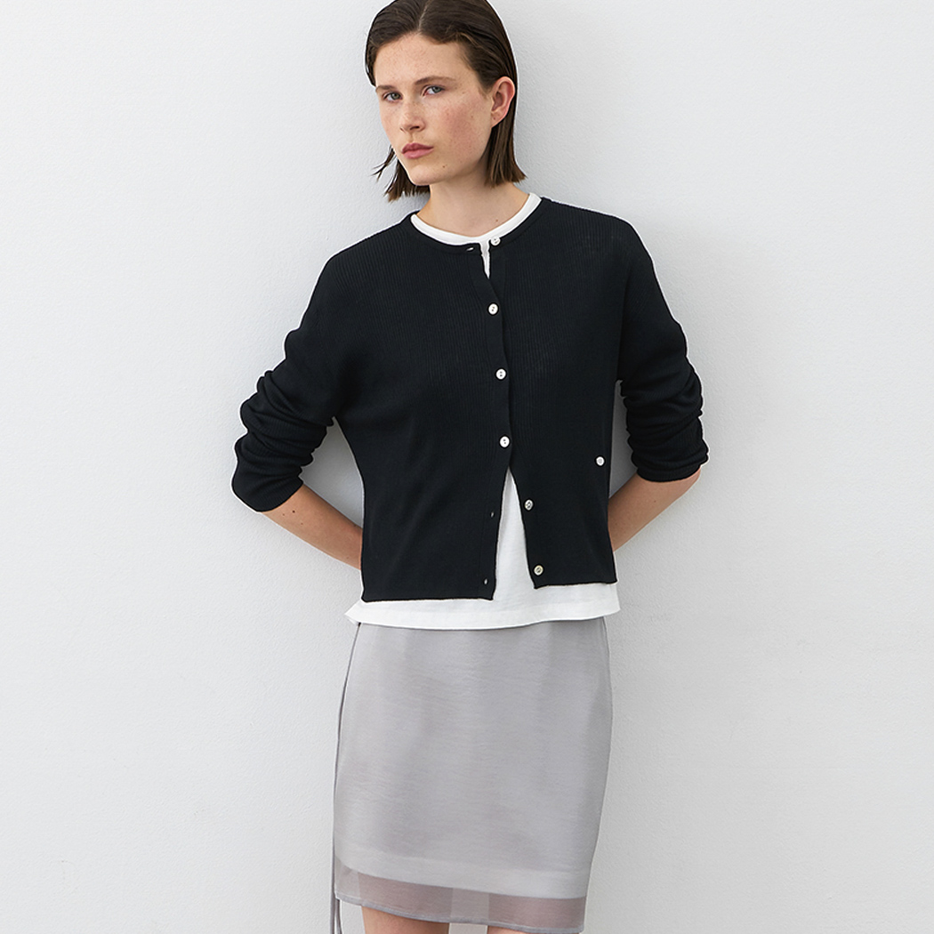 （CD-2223）ESSENTIAL NOAH CROP CARDIGAN