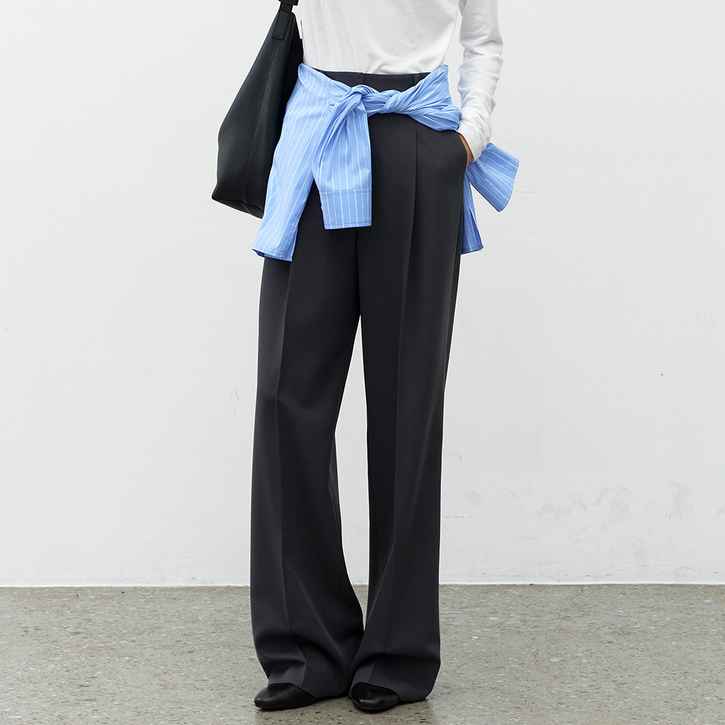 （Z-PT-5683）ESSENTIAL COMFY TUCK PANTS