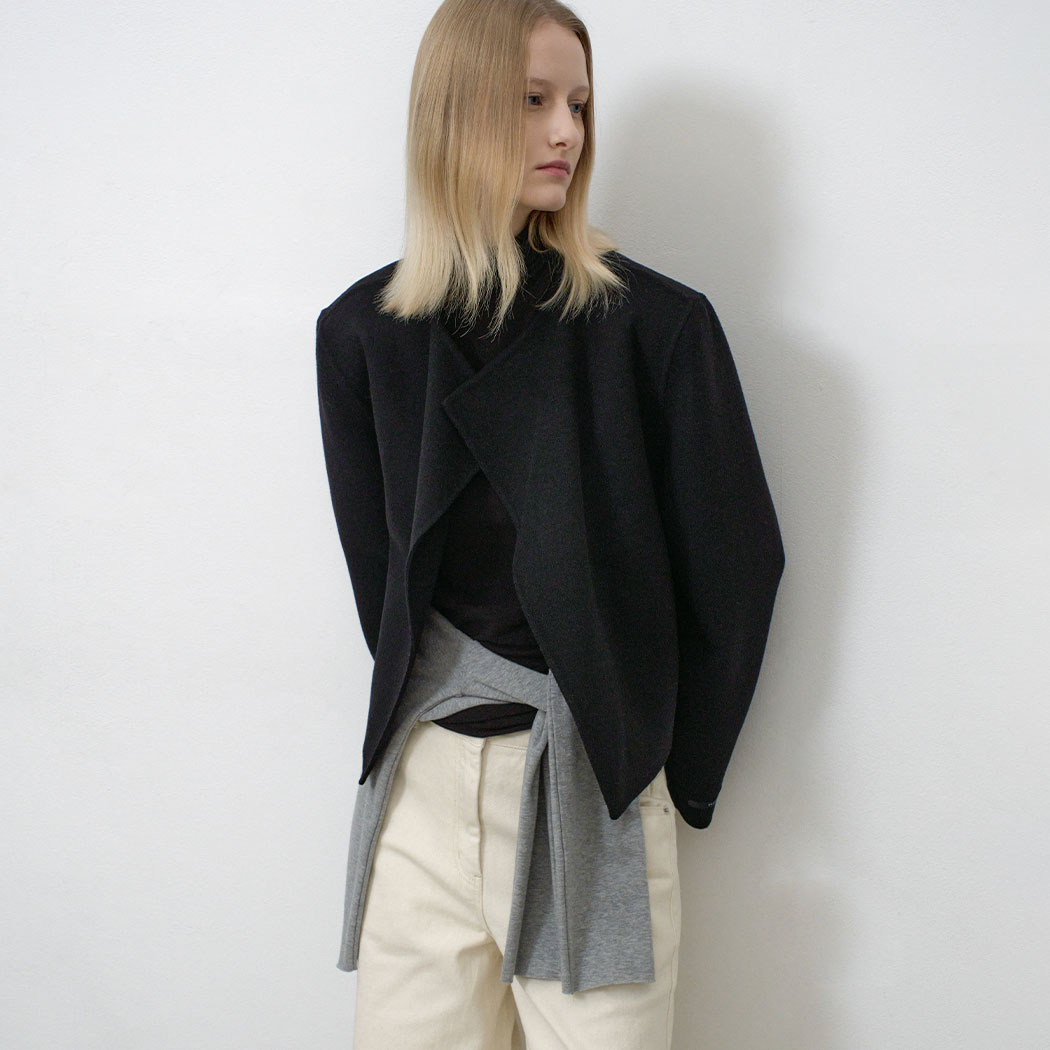 （JK-3029）HANDMADE SET-UP OPEN JACKET