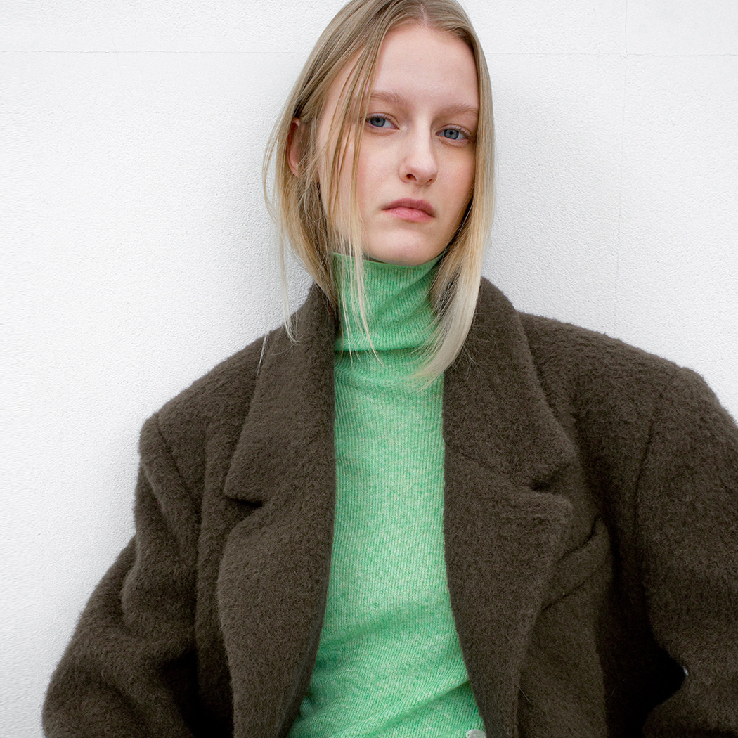 （JK-3053）HAIRY WOOL OVERSIZED JACKET
