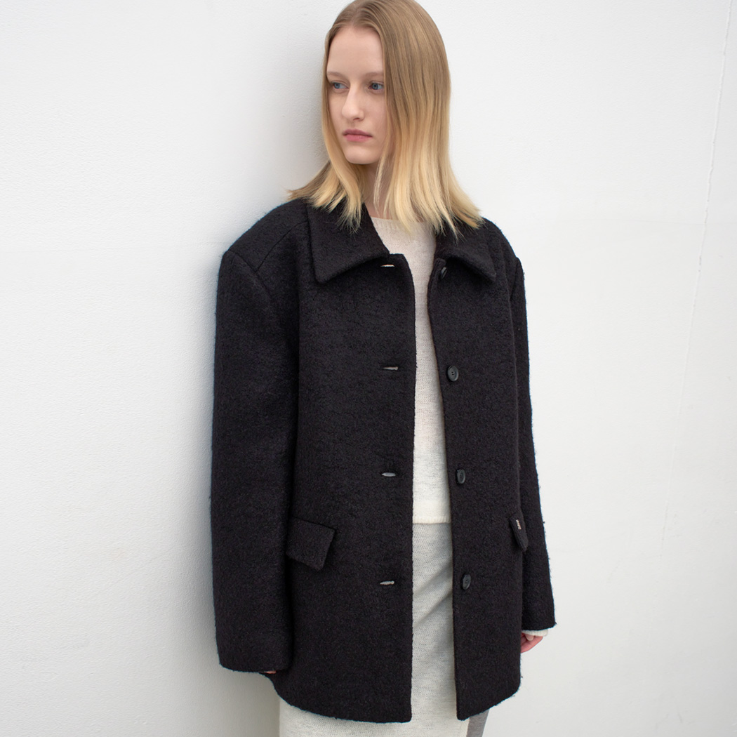 （CT-1468）WOOL BOUCLE OVERFIT JACKET
