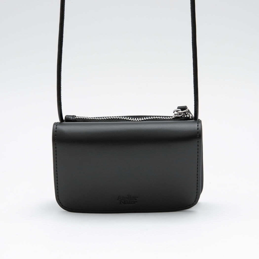 （B-2467）ATELIER NAIN GOODS LEATHER BELTED MULTI CARD WALLET
