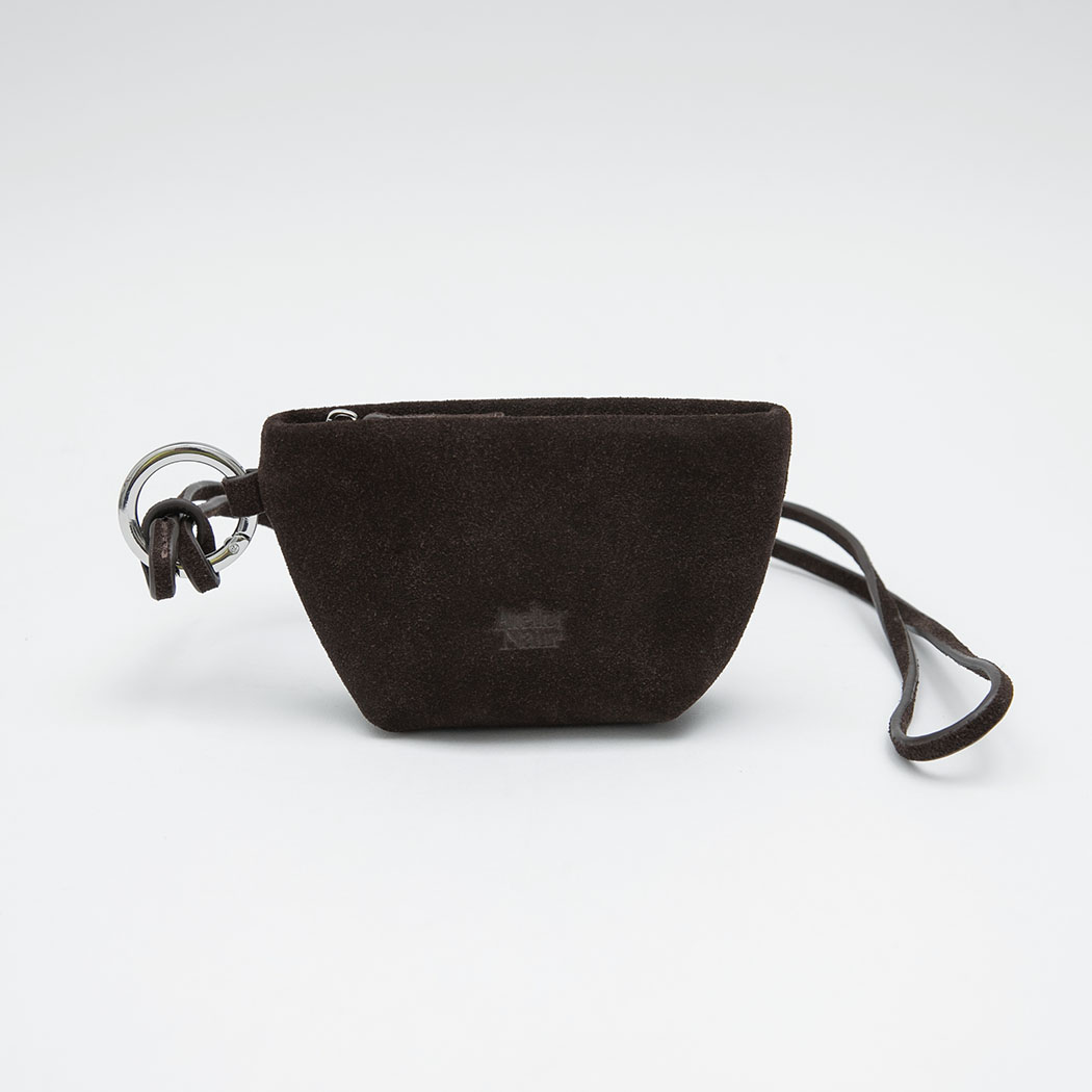 （ZB-2473）ATELIER NAIN GOODS MINI SUEDE NECKACE BAG