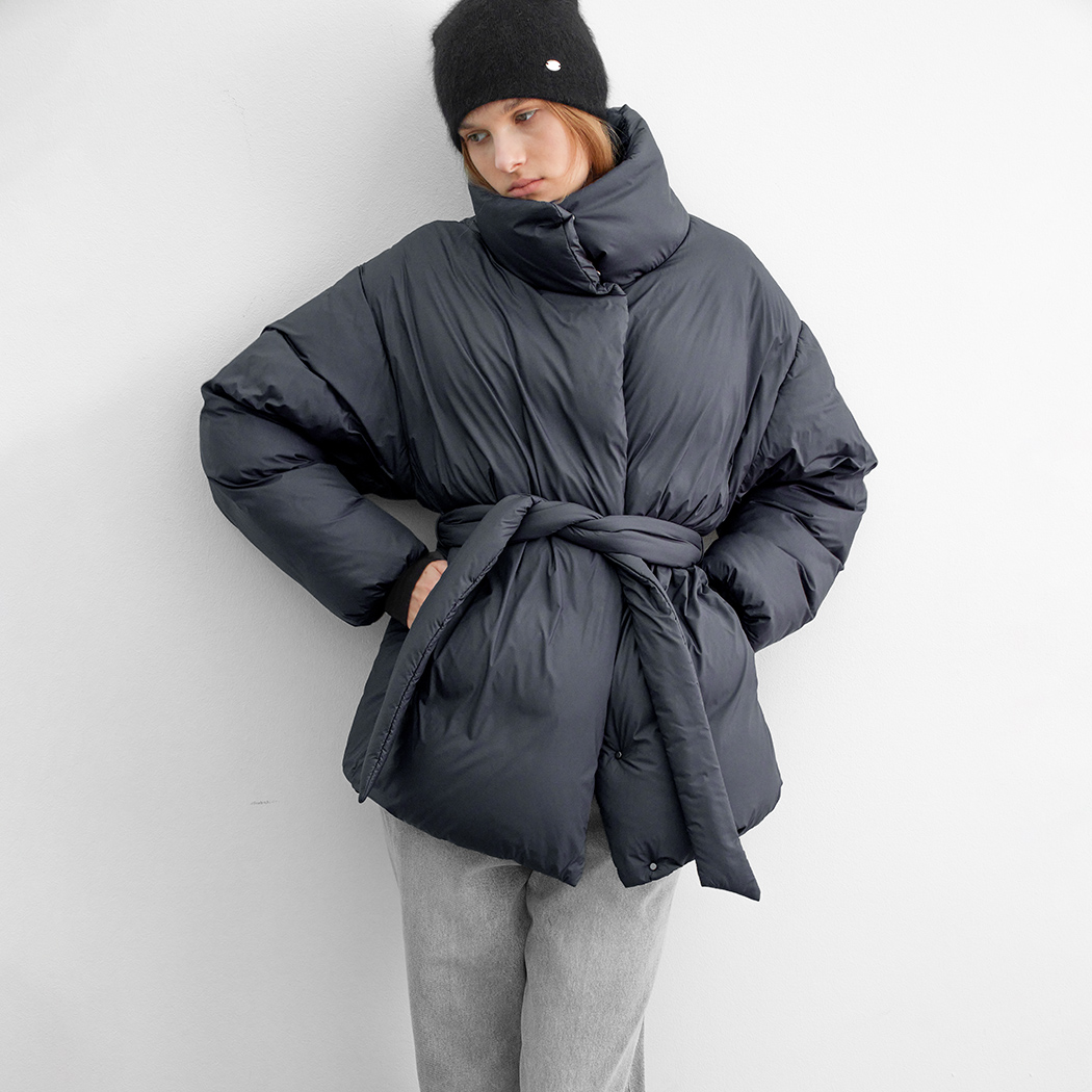 （JP-579）REFINED BELTED DOWN JUMPER S