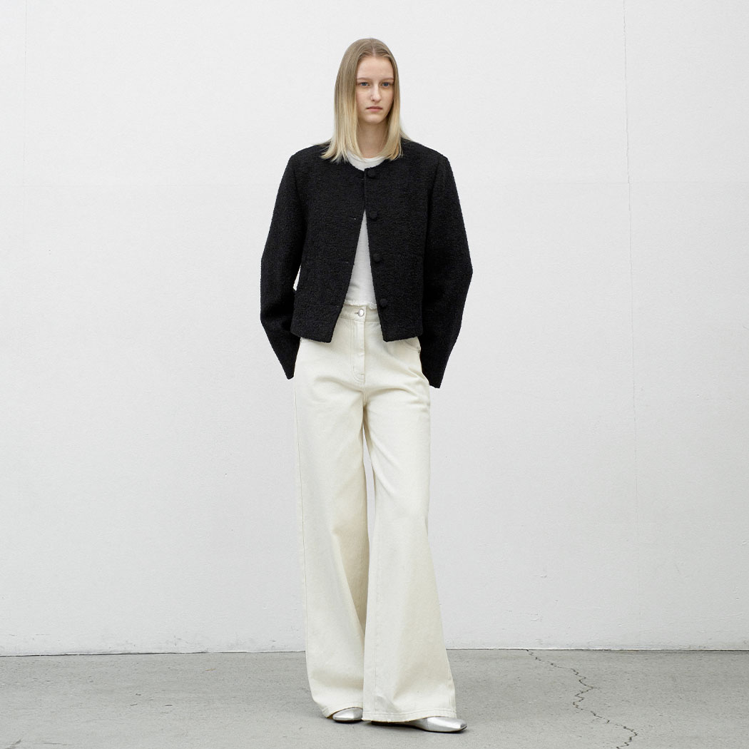 （PT-5728）WARM DEMAGE WASHING DENIM PANTS