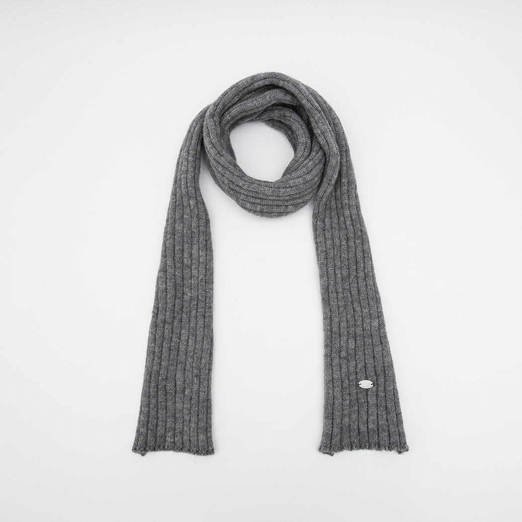 （MU-0028）RIBBED TIE SLIM MUFFLER