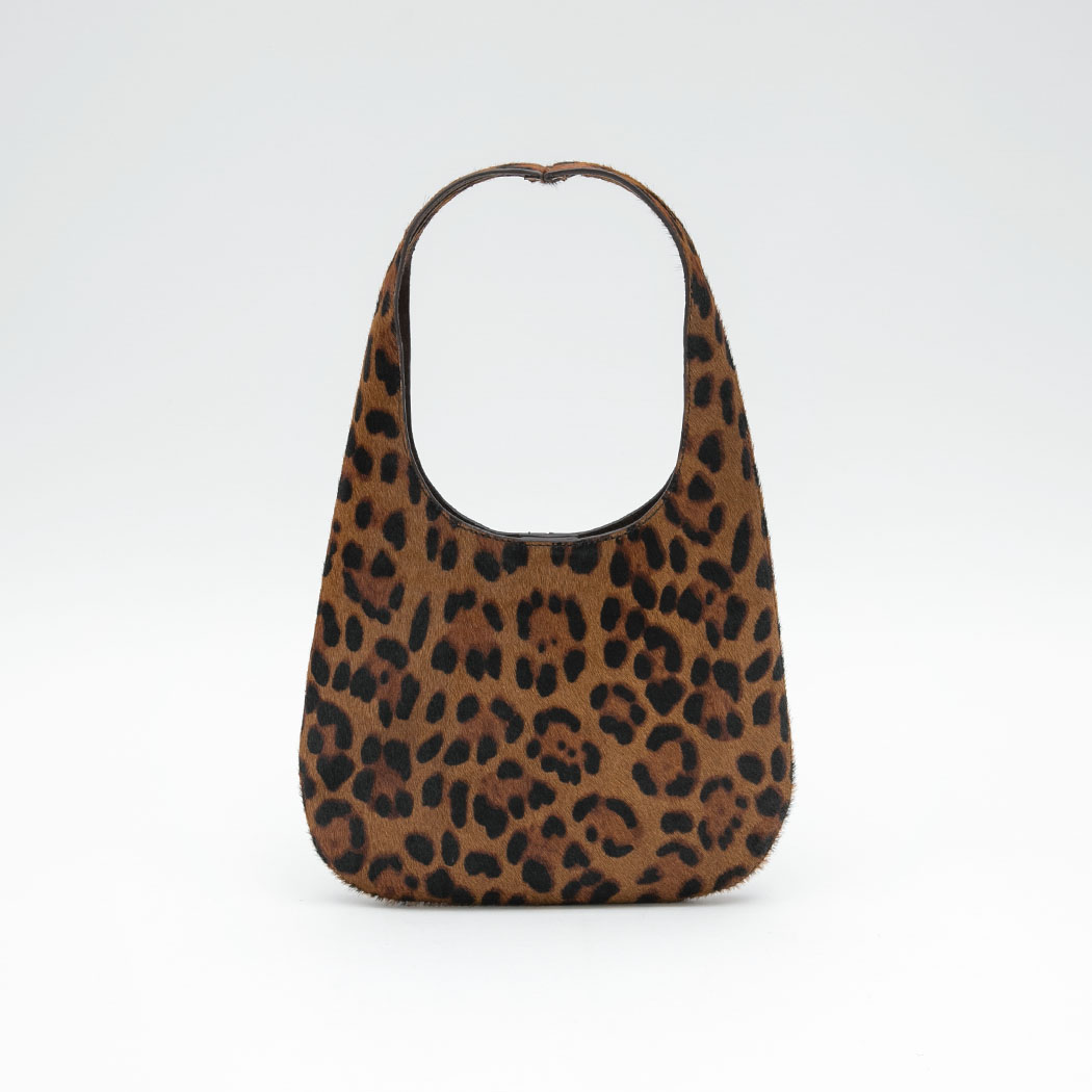 （B-2475）CALF HAIR ROUND TOTE MINI BAG