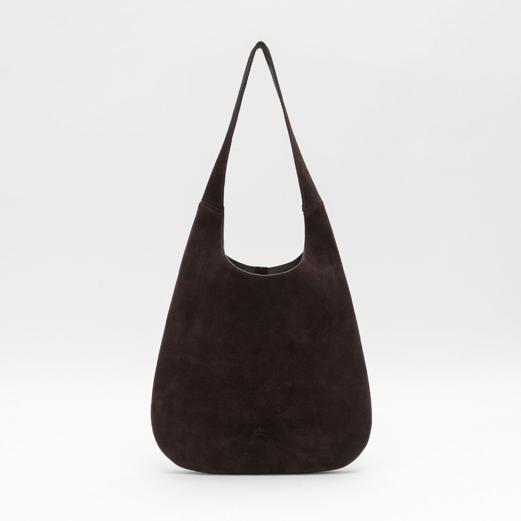 （B-2476）SUEDE ROUND SHOULDER BAG