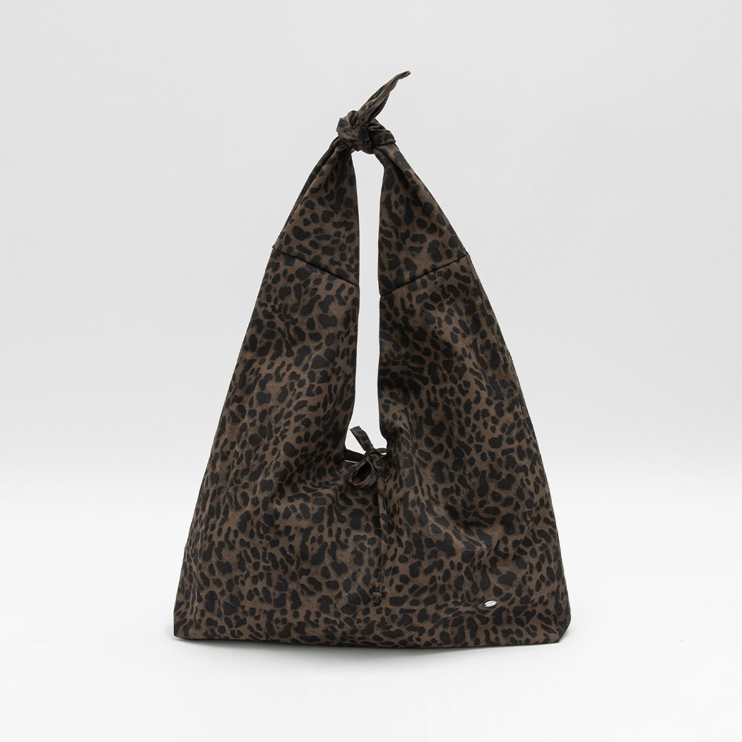 （B-2474）LEOPARD MAXI KNOT BAG