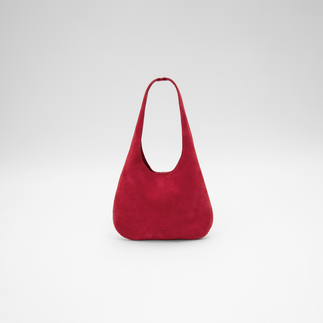 （B-2468）SUEDE ROUND TOTE MINI BAG