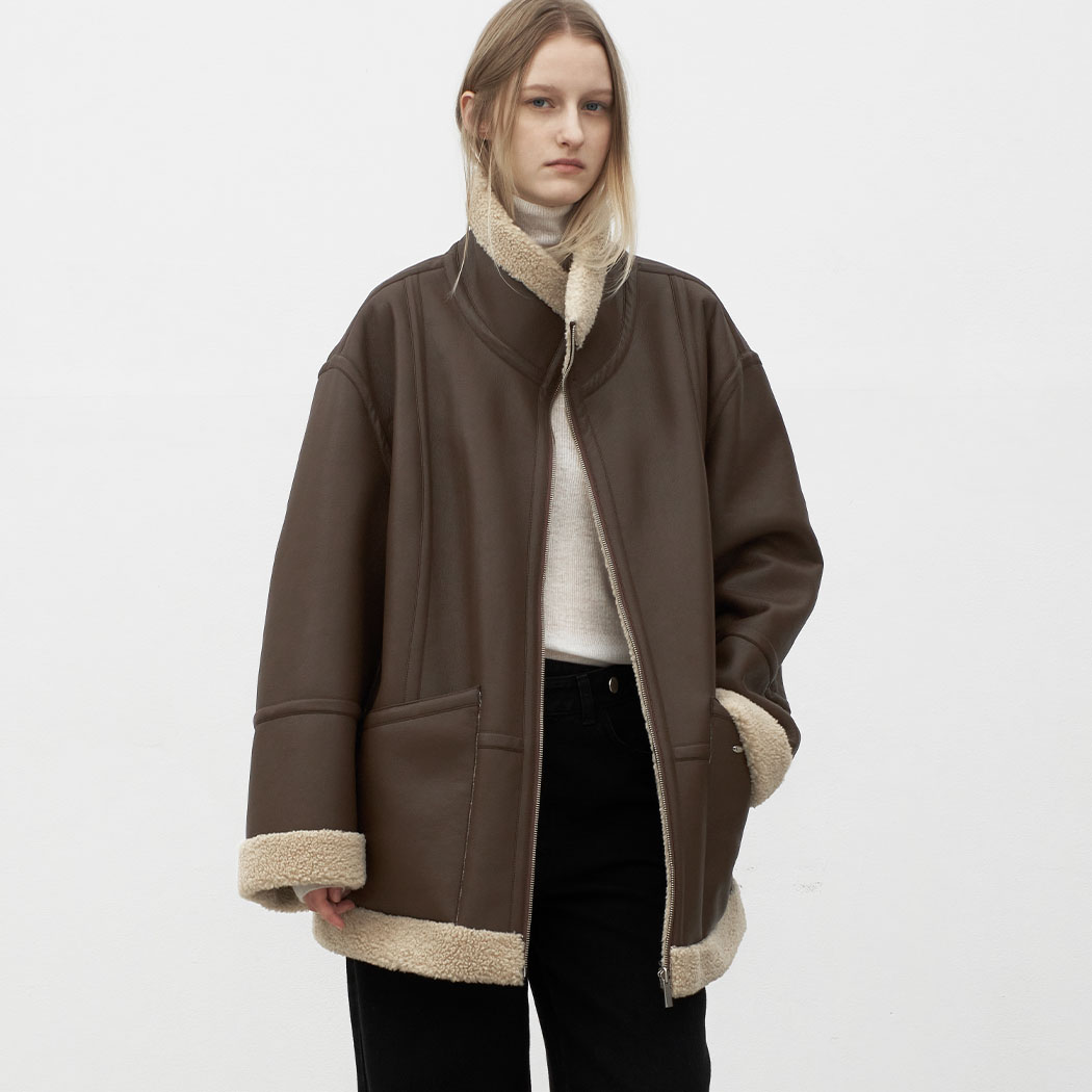 （JP-593）HIGHNECK REVERSIBLE MUSTANG HALF JUMPER