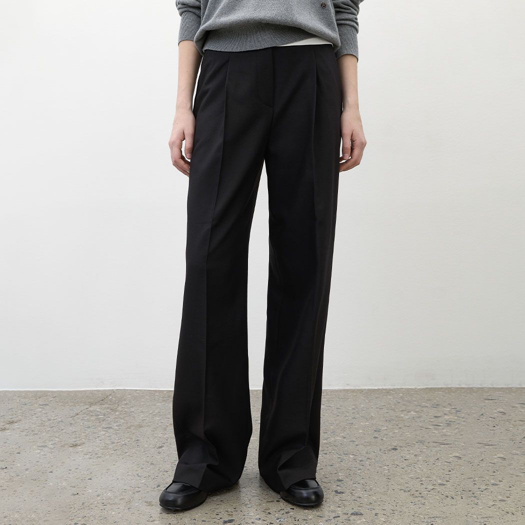 （Z-PT-5683）ESSENTIAL COMFY TUCK PANTS