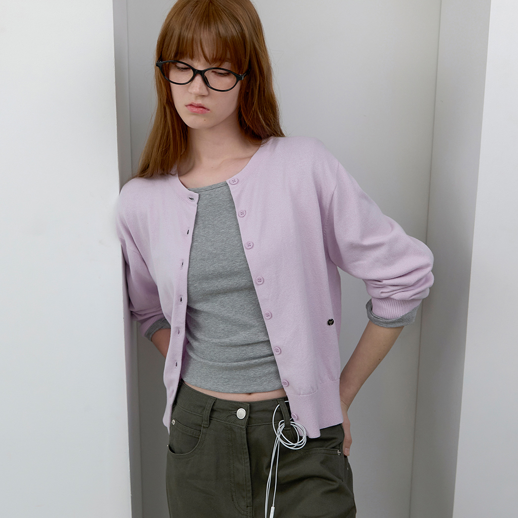 （CD-2259）COTTON CLASSICAL KNIT CARDIGAN