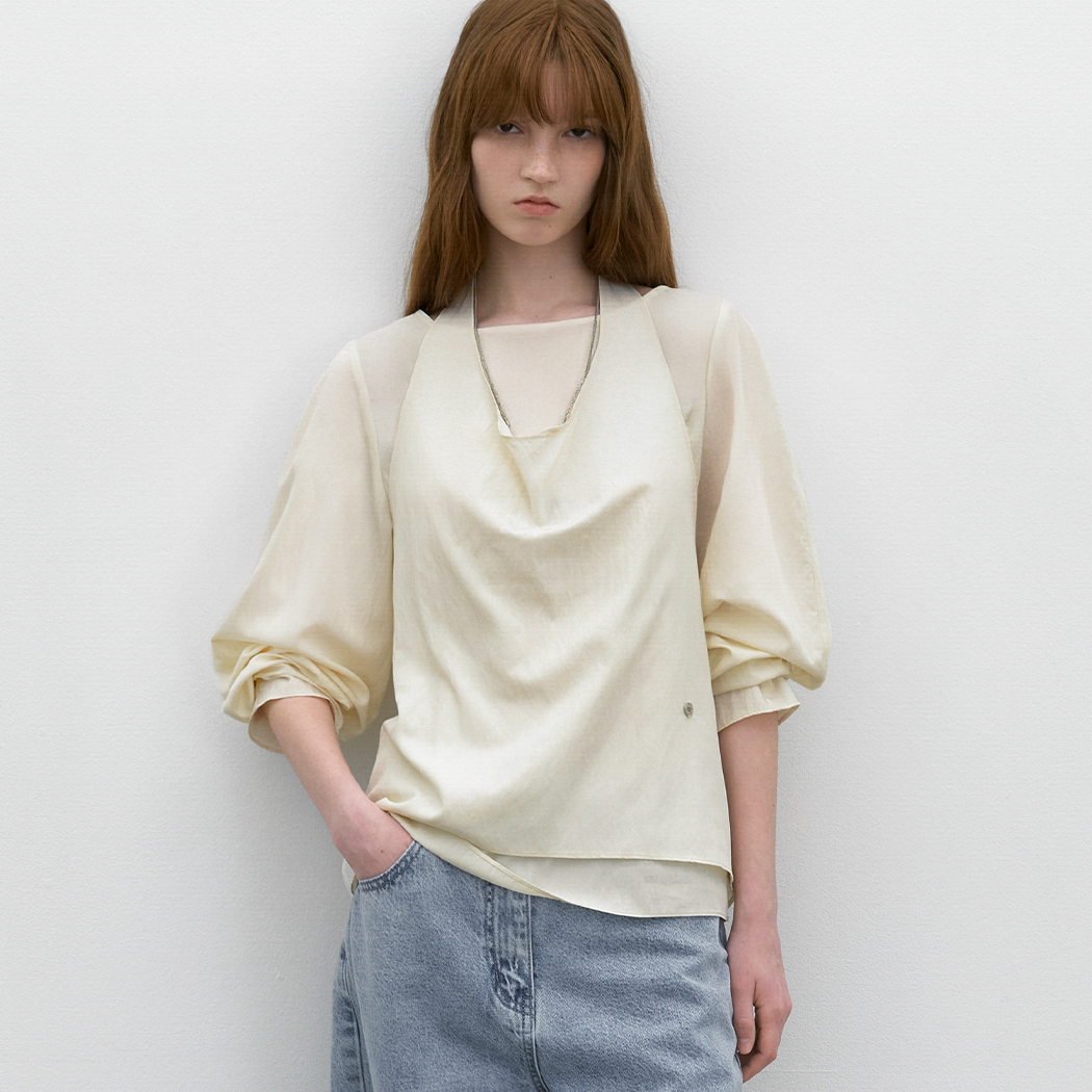 （BL-4389）HALTER NECK LAYERED TOP SET S