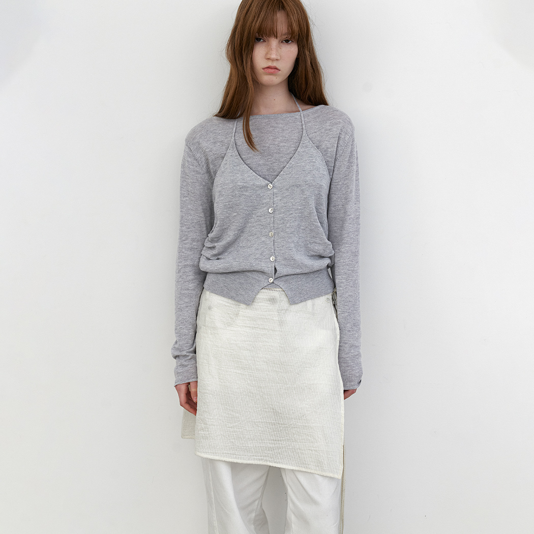 （SK-5088）STRIPE LAYERED MINI SKIRT